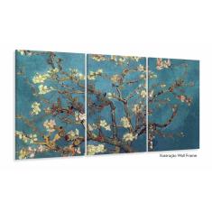 Imagem de Quadro Decorativo Van Gogh Cerejeira 120x60 3 pçs