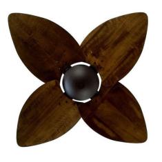Imagem de Ventilador Teto Kazaprime Marrom Texturizado Office 4 Pás - Volare Ven