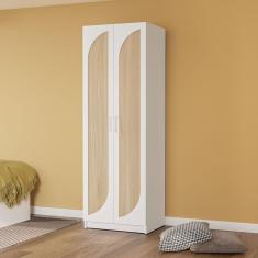 Imagem de Guarda-Roupa Infantil 2 Portas 3 Gavetas Fox Branco/Legno Salinas