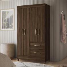 Imagem de Guarda Roupa Mobi 4 Portas 2 Gavetas - Albatroz Moveis