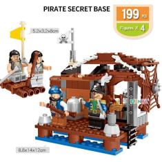 Imagem de Pirata do Caribe montar tijolos de construção blocos brinquedo 