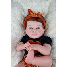 Imagem de BONECA BEBE REBORN BABY CORPO TECIDO MACIO COM ACESSÓRIOS