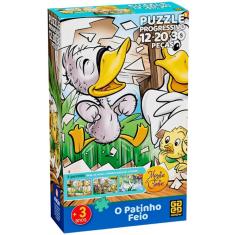 Imagem de Quebra Cabeça Puzzle Progressivo O Patinho Feio Grow
