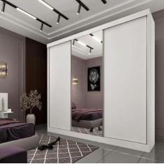 Imagem de Guarda Roupa com Espelho 3 Portas 240cm Somalia Expresso