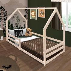 Imagem de Cama de Solteiro de Madeira Maciça Naturale Juninho Shop Jm
