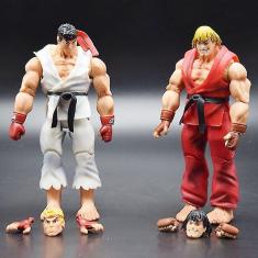 Imagem de Boneco de ação Sajy Neca Street Fighter Bailong Hongken 17 cm