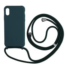 Imagem de Capa de telefone com cordão de colar para Samsung Galaxy S23 S22 S21 Plus S20 Ultra Note 20 S10 S9 A52 A72 A51 A71 Capa de corrente com alça, verde, para A33 5G