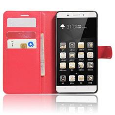 Imagem de Capa carteira Lenovo K5 NOT, capa carteira flip de couro PU premium com compartimento para cartão, suporte e fecho magnético [capa interna à prova de choque de TPU] Compatível com Lenovo K5 NOTA