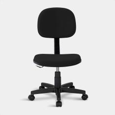 Imagem de Cadeira de Escritório Secretária Turim Giratória Preta