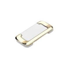 Imagem de Conjunto de liga de zinco para porta de armário de cozinha, puxadores de gaveta, maçaneta de porta de armário para móveis, ouro branco 64mm