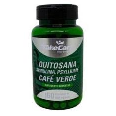 Imagem de Quitosana + Spirulina + Psylium + Café Verde 500mg 60 cápsulas - Take Care