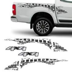 Imagem de Kit Faixa Lateral Grafite S10 2013/2019 + Adesivo 4x4