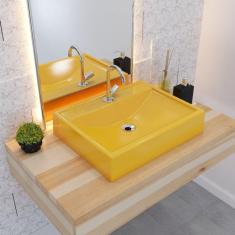 Imagem de Kit Cuba RT49 Torneira C50 e Válvula 1 Polegada ABS e Sifão Flexível PVC Compace 