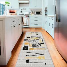 Imagem de Tapete Passadeira A Pinch Of This Antiderrapante-bege-60x180