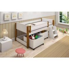 Imagem de Cama Naty Branca Mel