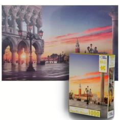 Imagem de Quebra-Cabeça Praça De São Marcos 500 Pçs Desafiador Adultos - Pais E