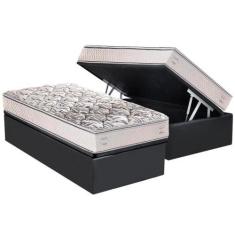 Imagem de Cama Box Baú Solteiro: Colchão Ortopédico Herval Ag65 Ergoplus C1604 D