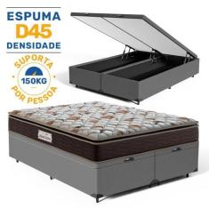 Imagem de Cama Box Baú com Colchão de Espuma D45 Probel Guarda-Costas ProForce P