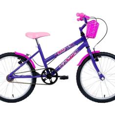Imagem de Bicicleta Aro 20 Quadro Mtb em Aço Girl Infantil Lilás/Rosa