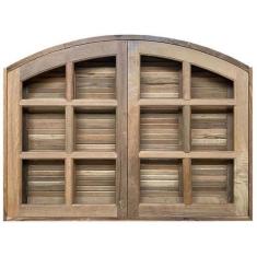 Imagem de Janela de Abrir / Abrir em Arco de Madeira itaúba Batentes de 10 CM Es