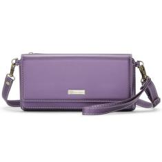 Imagem de GooodiDEAR Bolsa transversal feminina 2024, antirroubo RFID, alça de ombro ajustável, bolsa pequena leve com bolso para telefone, vários compartimentos para cartões para viagem, trabalho, casual,