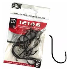 Imagem de Anzol 12146 Preto Marine Sports 1/0 Cartela com 50 Unidades