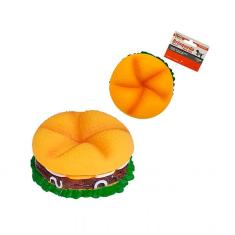 Imagem de Brinquedo para Pet Hambúrguer de Borracha com Apito - Western Pet
