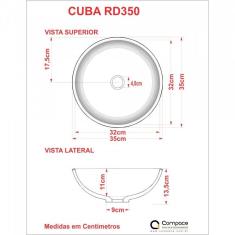 Imagem de Kit Cuba R35 Com Válvula Click 1 Polegada G Compace 