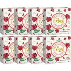 Imagem de 8Un Sabonete Vegetal Rosas Vermelhas 170G Davene