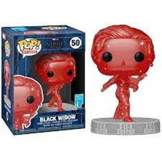 Imagem de Pop funko 50 black widow infinity saga red art series