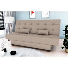 Imagem de Sofá Cama Laila Suede Bege B251 – Matrix