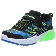 Imagem de Skechers Unissex infantil THERMOFLUX 2.0 - BRODOX, Preto/Azul/Limão, 15