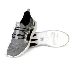 Imagem de KR Strikeforce Patriot Tênis de boliche masculino atlético para destros ou canhotos, Cinza/preto, 42