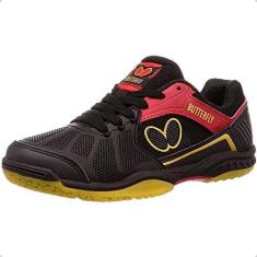 Imagem de Butterfly Lezoline Rifones Shoes – Tênis de mesa para homens ou mulheres – Suporte atlético, flexibilidade, almofada de absorção de choque, sapato de ping pong