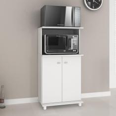 Imagem de Balcão Multiuso 2 Portas com Espaço para Microondas BL3307 Branco