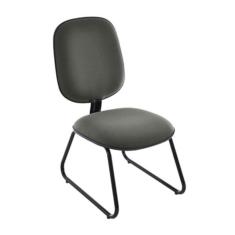 Imagem de Cadeira Diretor Trapézio para Escritório Linha Uno Cinza