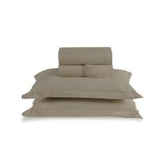 Imagem de Jogo de Lençol Queen 04 Peças Percal 300 Fios 100% Algodão Aba America