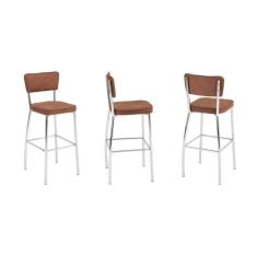 Imagem de Banqueta Haidê Gourmet Para Bancada Facto Fendi