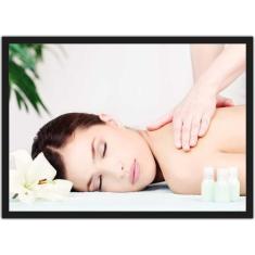 Imagem de Quadro Decorativo Fisioterapia Massoterapia Massagem Decorações Com Mo