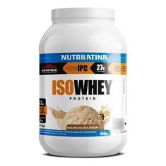 Imagem de 100% Whey Protein Sabor Baunilha Bourbon 900G Nutrilatina