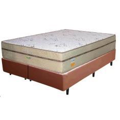 Imagem de Base Box Bipartida com Colchão Toronto Ecotec Queen Molas Ensacadas 62x198x158 Cor Marrom