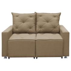 Imagem de Sofá Retrátil E Reclinável 2 Lugares Bariloche 1.50cm C/ Molas Linho S