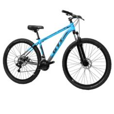 Imagem de Bicicleta Aro 29 Mtb Gti Roma 24 Veloc Index Quadro Alumínio Freio a Disco Suspensão Dianteira 80mm-Unissex