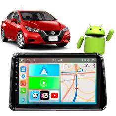 Imagem de Kit Multimidia 9p Versa 2021-2023 Android Carplay + Câmera - E-Carplay