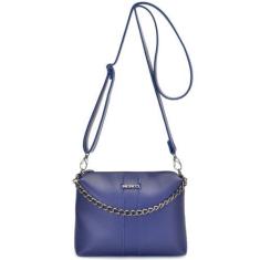 Imagem de bolsa feminina transversal corrente pequena Moncci, Azul
