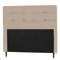 Imagem de Cabeceira Casal King 193cm Para Cama Box Luna Suede Bege - DS Móveis