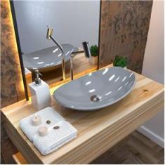 Imagem de Kit Cuba L45 com Torneira Link 1062 Metal e Válvula Click 1``B  Compace 