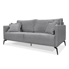 Imagem de Sofá 2 Lugares Lazio Linho Cinza
