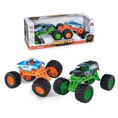 Imagem de Carrinhos de Ação Monster Clash Big Foot Usual Brinquedos