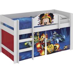 Imagem de Cama Infantil Alta Mickey Disney Play Pura Magia Branco